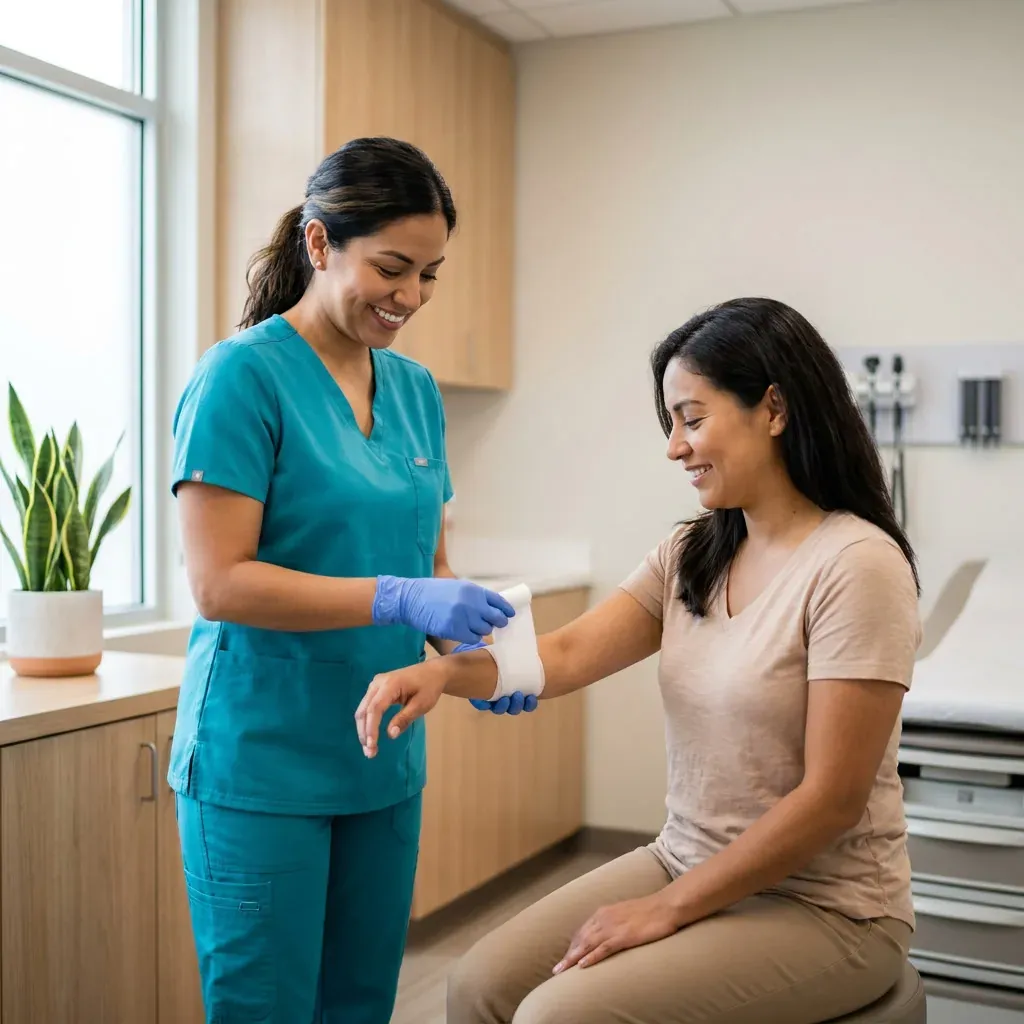 Cura y Curación de Heridas - Clínica Hispana Nueva Salud Gessner, Houston TX