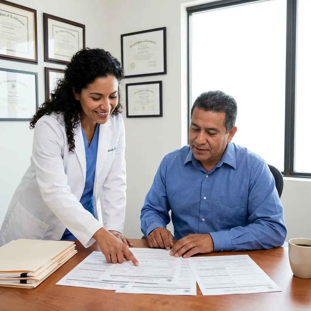 Examen Médico de Inmigración I-693 - Clínica Hispana Nueva Salud Gessner, Houston TX