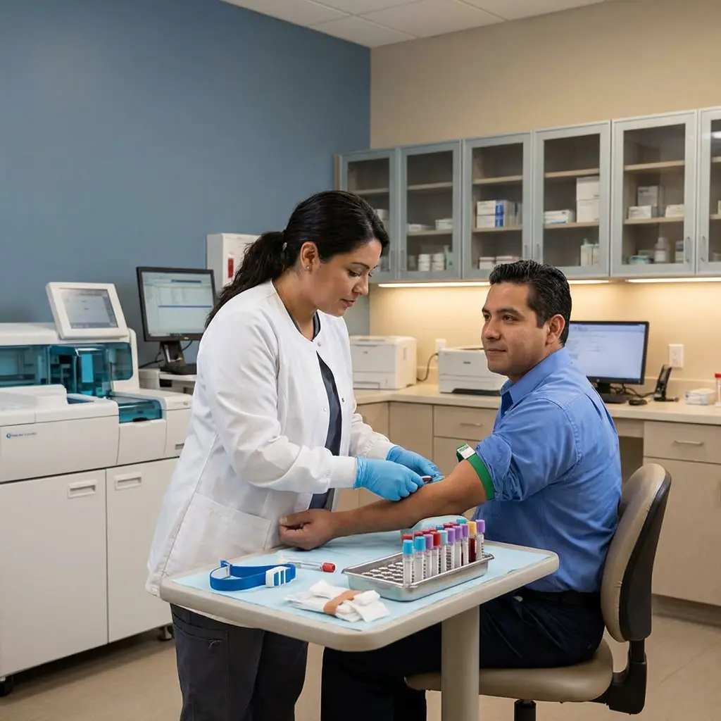 Exámenes y Análisis de Sangre | Laboratorio - Clínica Hispana Nueva Salud Gessner, Houston TX
